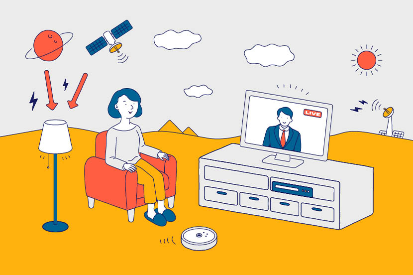 ③ 地球や宇宙がコンセントになる未来