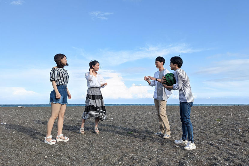 海風が気持ちいい〜