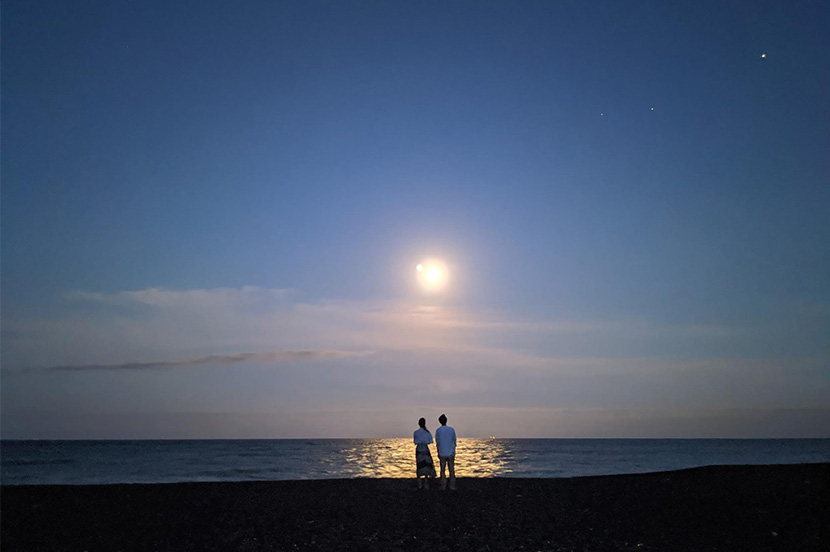 夜空がキレイ〜