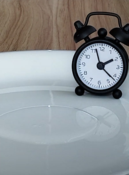 ごく普通の四角い氷を撮影してみた