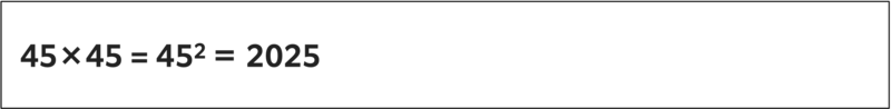 45×45=2025