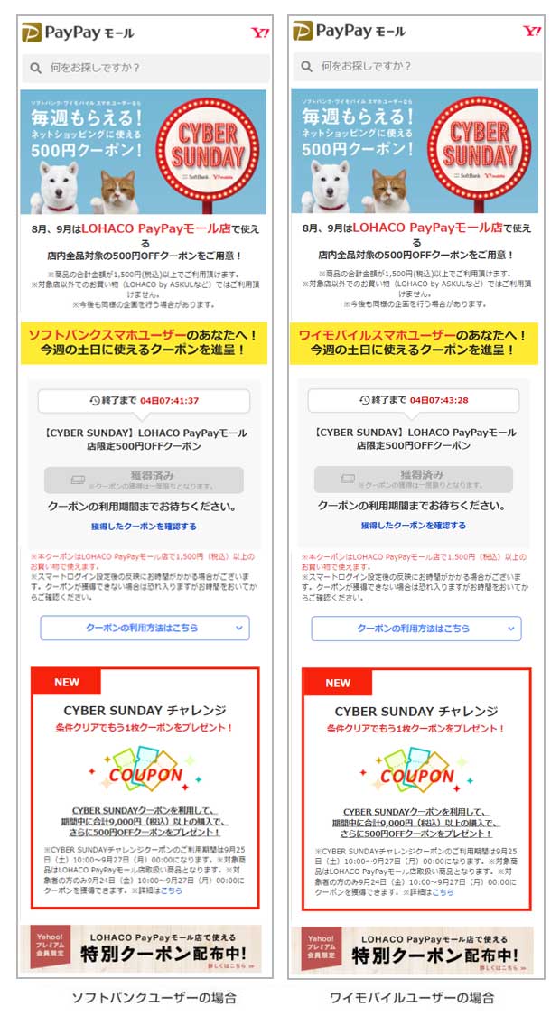 2〜3月の「CYBER SUNDAY(サイバーサンデー)」完全マニュアル! サービス内容やクーポンの使い方を知って、週末を楽しもう