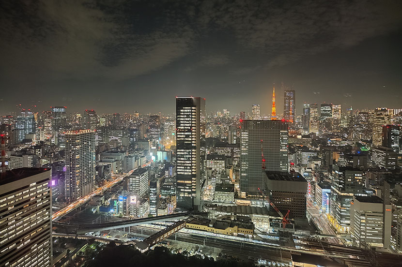 夜景の撮影に挑戦。簡単にくっきり撮れました