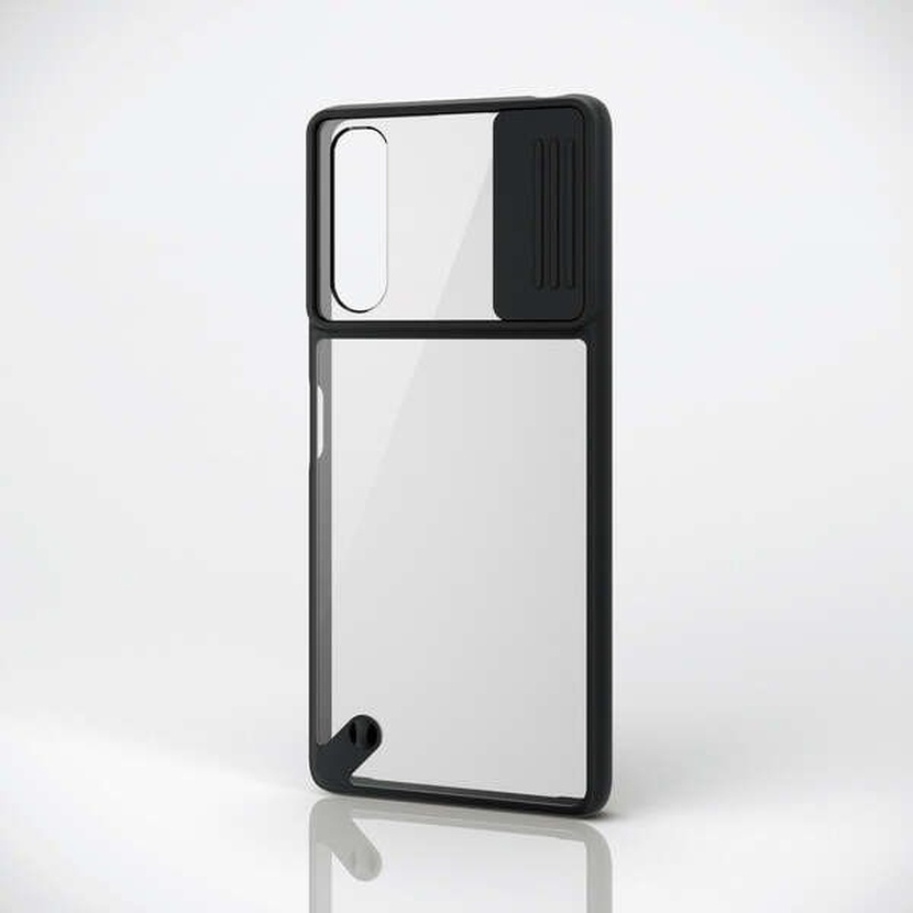 エレコム Xperia 10 IV ( SO-52C / SOG07 ) 用 カメラレンズカバー付きケース