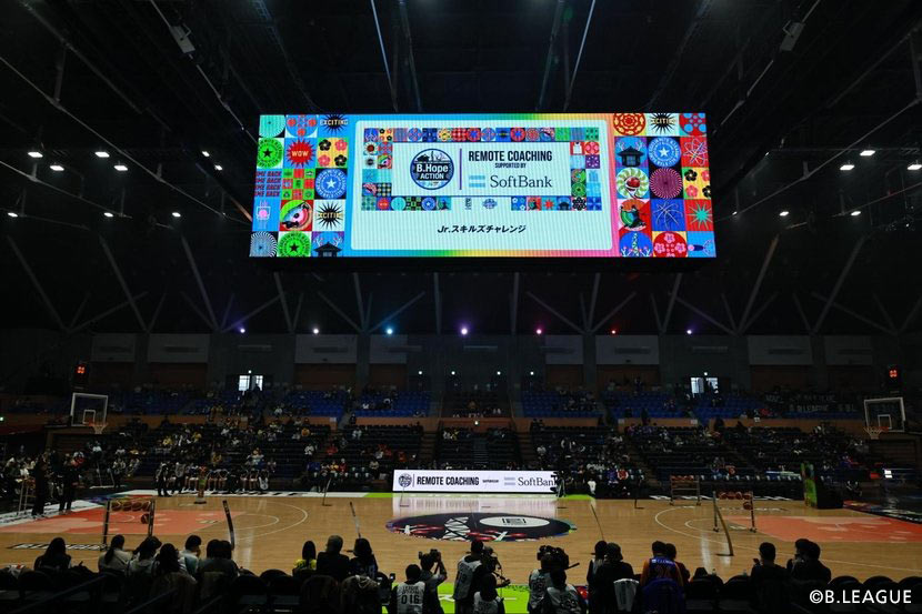 大舞台「B.LEAGUE ALL-STAR GAME 2023」で練習の成果を披露