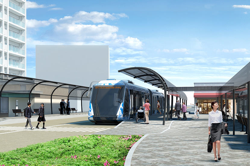 持続可能な地域交通の実現に向けて。JR西日本とソフトバンクが「自動運転・隊列走行BRT」の実証実験を開始