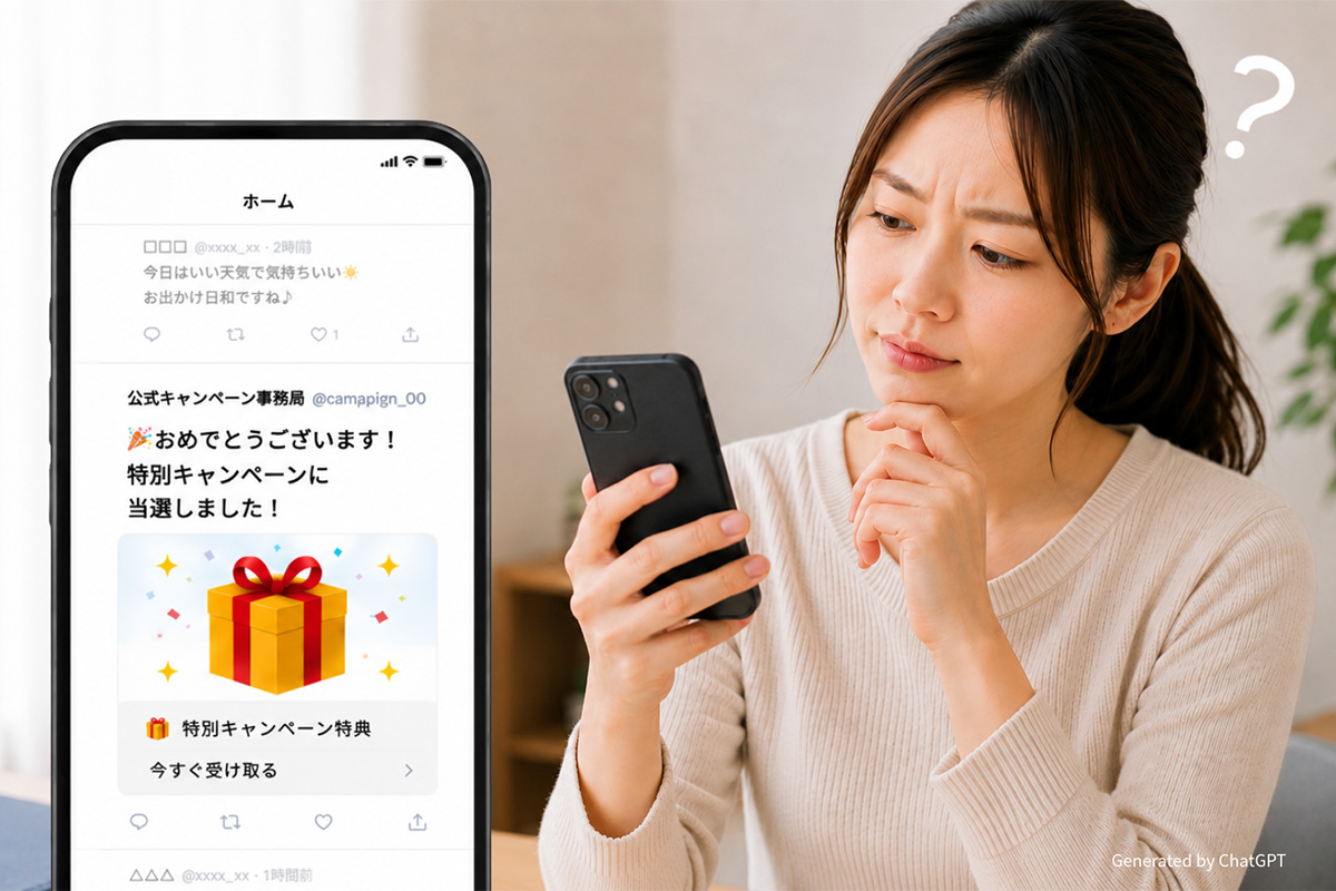 SNSのなりすましアカウントにご注意を。偽サイトや偽LINEアカウントへの誘導手口