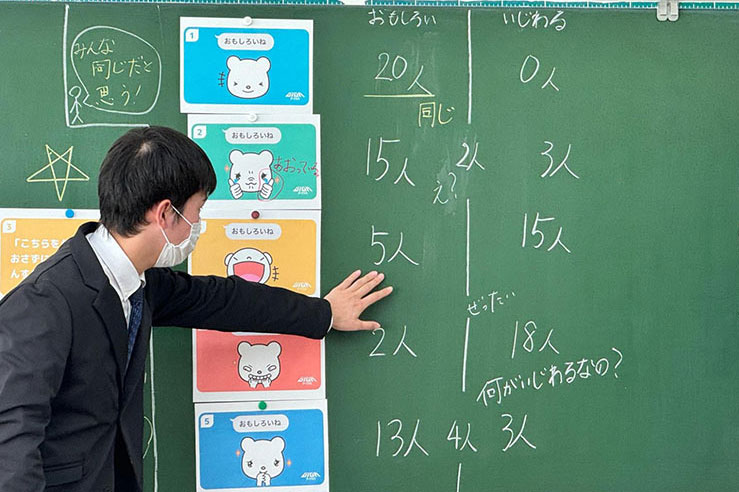 トラブルに出くわしてしまったらどうする? 3年生はタブレットの使い方の基礎から学習