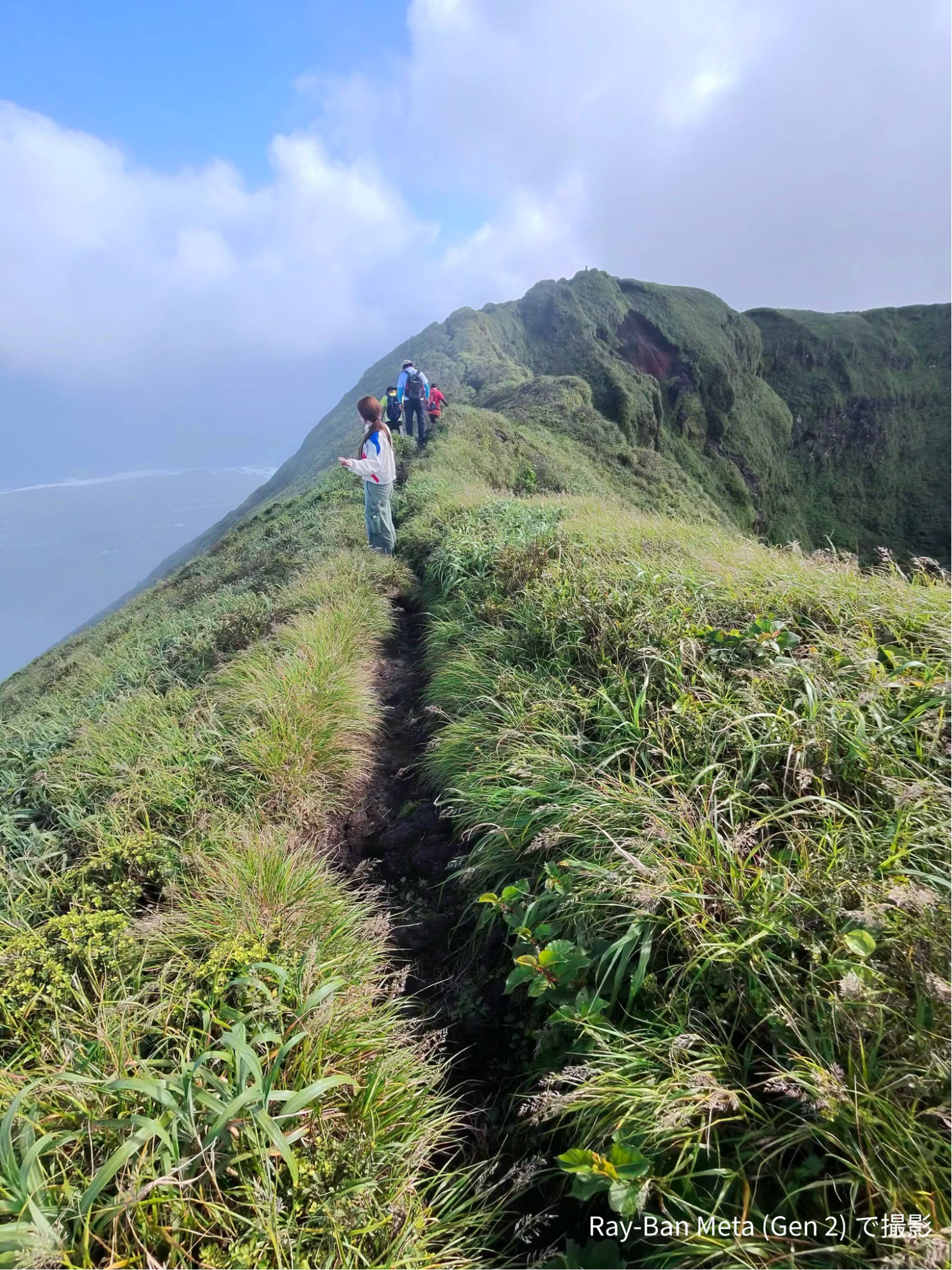 頂上まで後少し…!