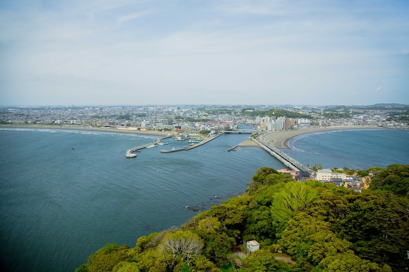 江ノ島シーキャンドルからの景色