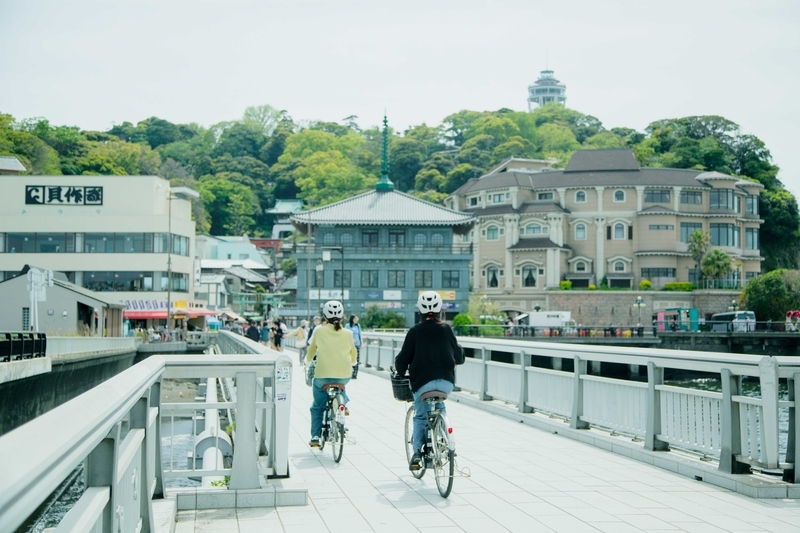 江の島に到着！ 自転車を返却してゆっくり歩いて散策