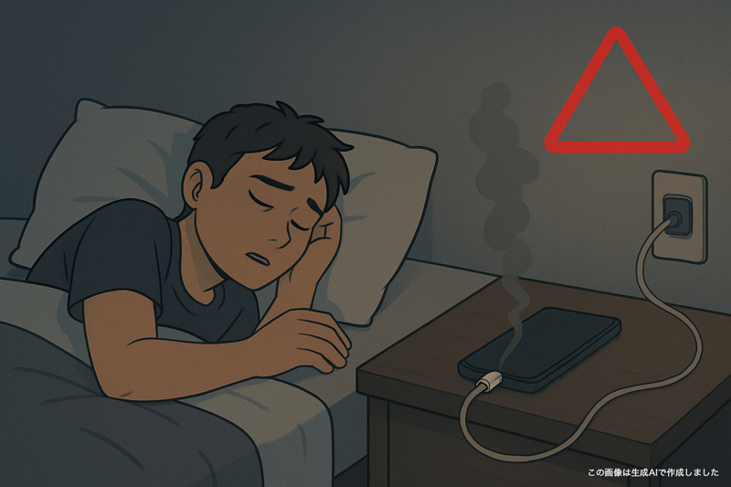 就寝中の充電