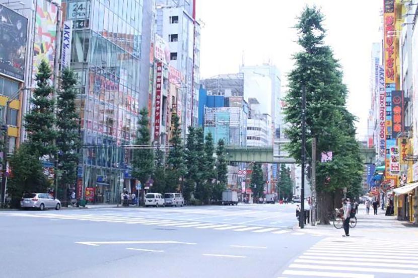 ラストは神田。てくてく歩き続けてARで召喚したのは、バレエを踊る力士!?