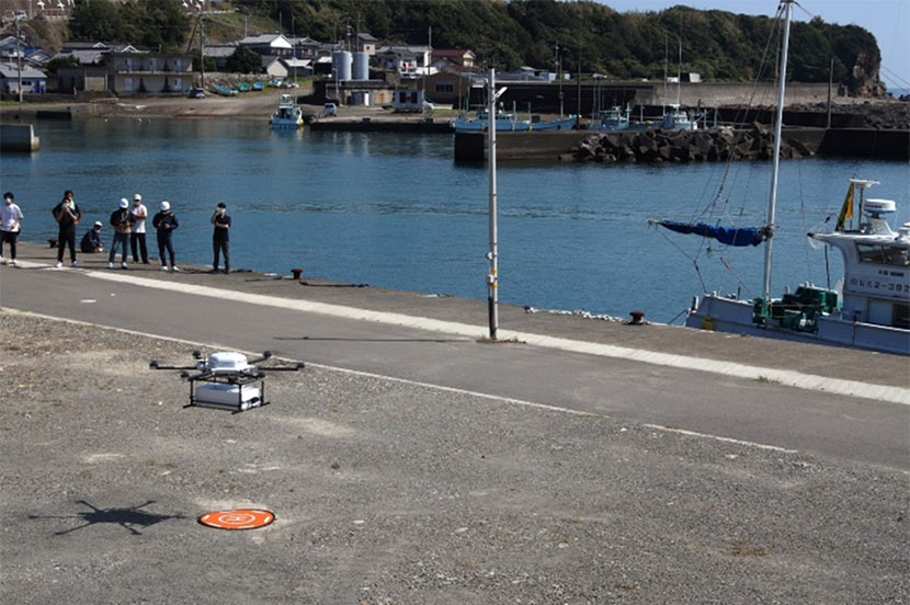 SoftBank's Autonomous and Precision-controlled Drone Helping to Revitalize Local Fishing Industry and Tourism