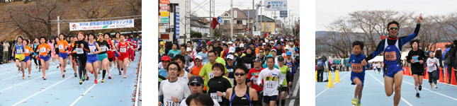 復興へ駆け出すマラソンランナー