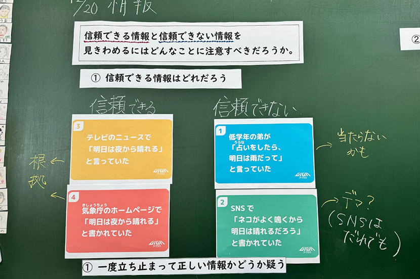 それって正しい情報？ 5年生は正しい情報収集のやり方を学習