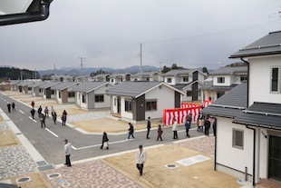 災害公営住宅への入居が始まりました