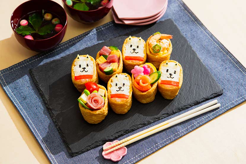 ハレの日は、見ても食べても楽しいお父さんいなりずしで食卓を囲もう！