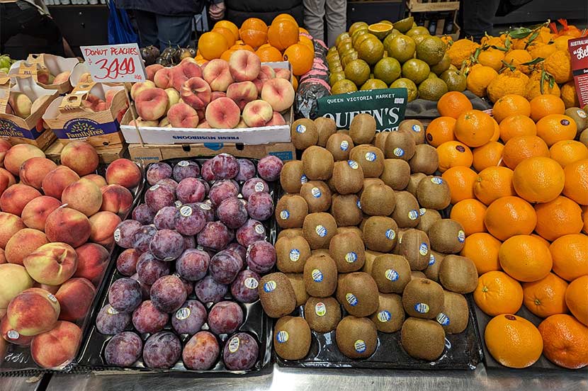 まずはメルボルンの市内散策! 歴史あるマーケットでは世界を旅している気分に