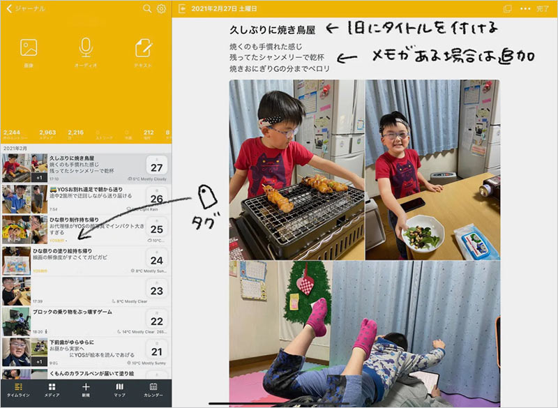 ・日記(日々の記録)