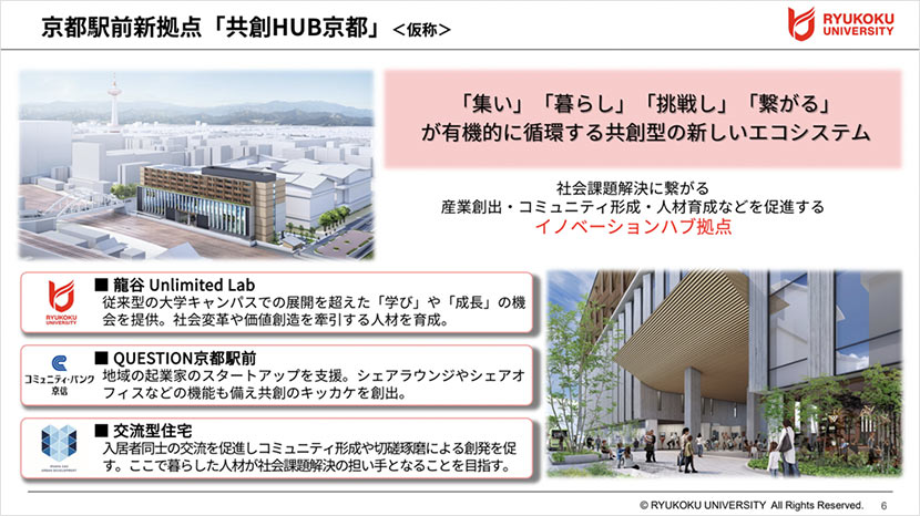 京都駅前に誕生する開かれた人材育成拠点