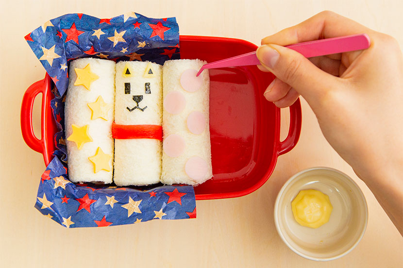 まずはくるくるサンドイッチを作ってみよう！