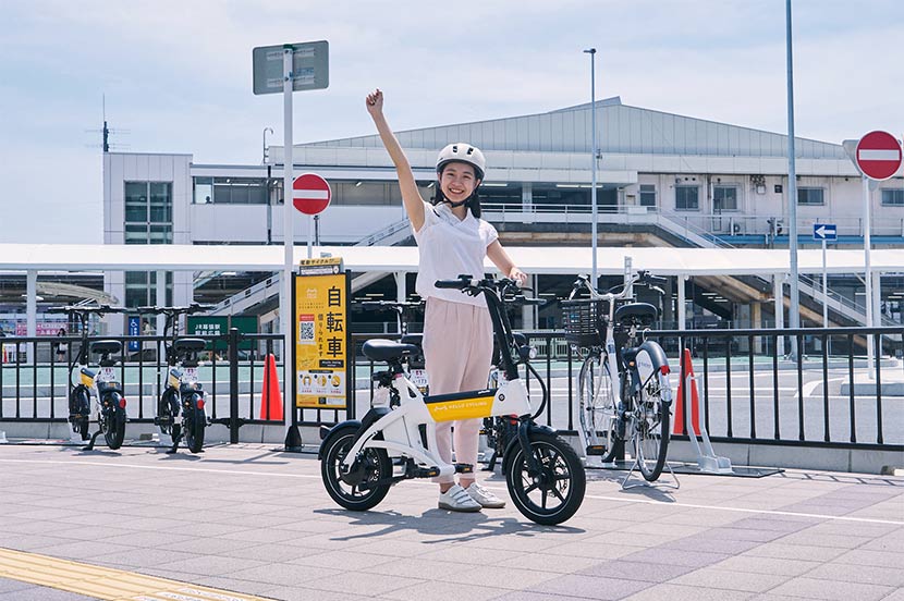 電動サイクルをレンタルしたら出発進行！