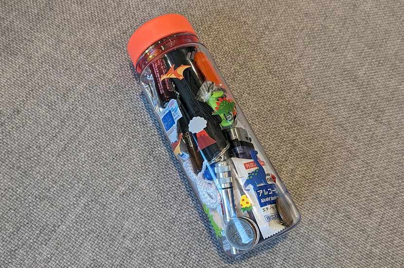 防災ボトルの作り方