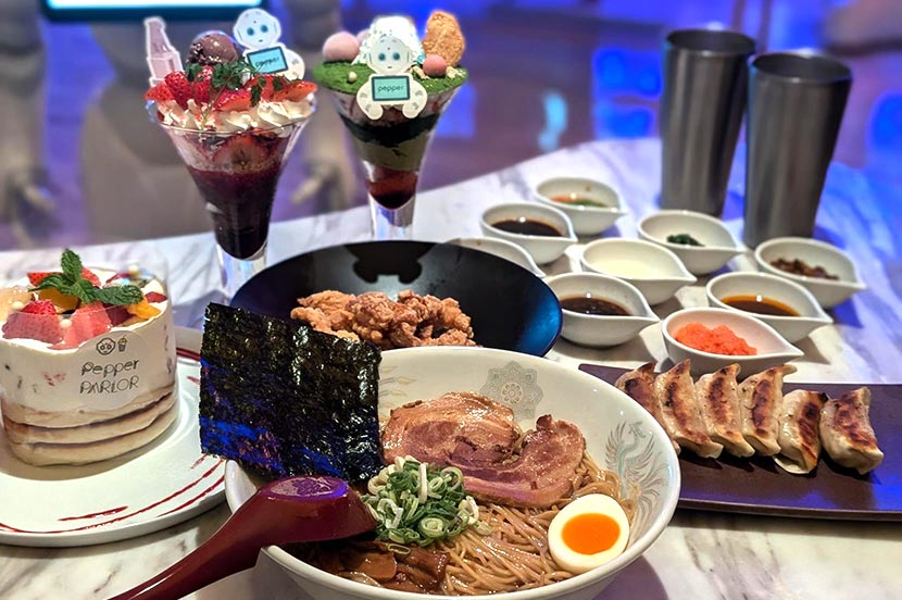 A wide variety of carefully selected items on the menu