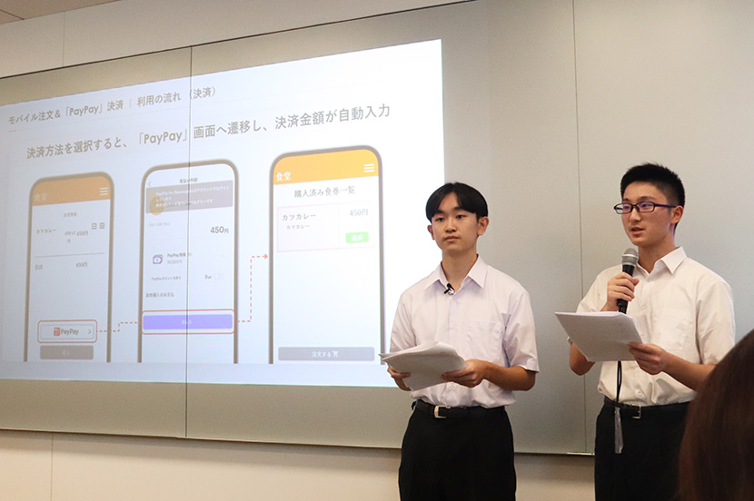 食堂の食券購入の列を無くしたい。生徒主導でモバイル注文ウェブアプリが誕生