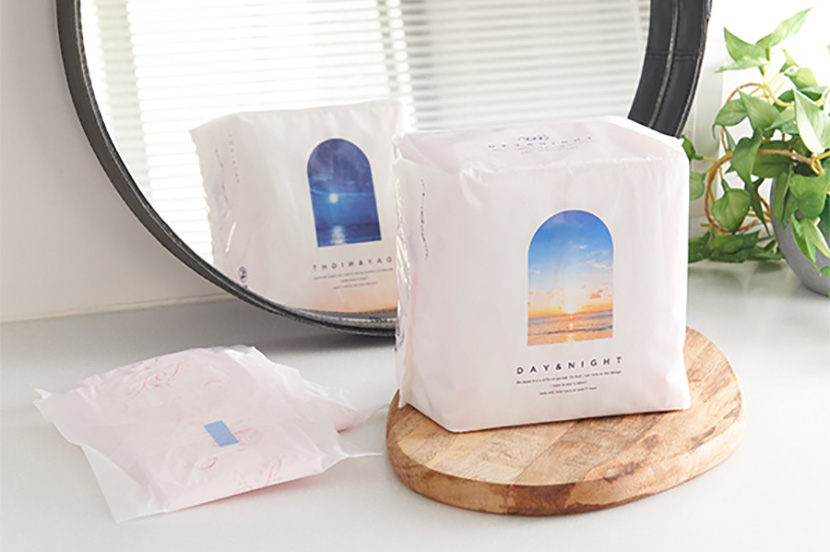 生理用ナプキンの新しい使い方を提案。アスクル限定「DAY＆NIGHT」