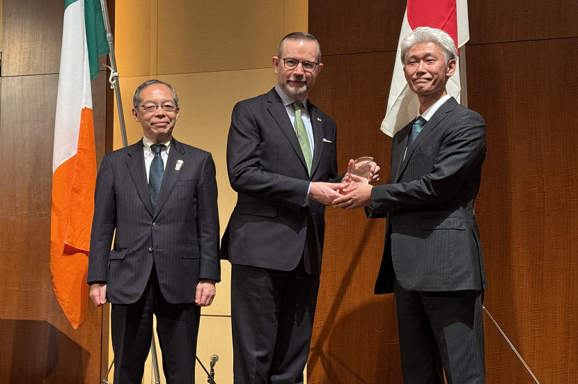 Cubic Telecomとの戦略的パートナーシップにより、ソフトバンクが在日アイルランド商工会議所から「Company of the Year」を受賞