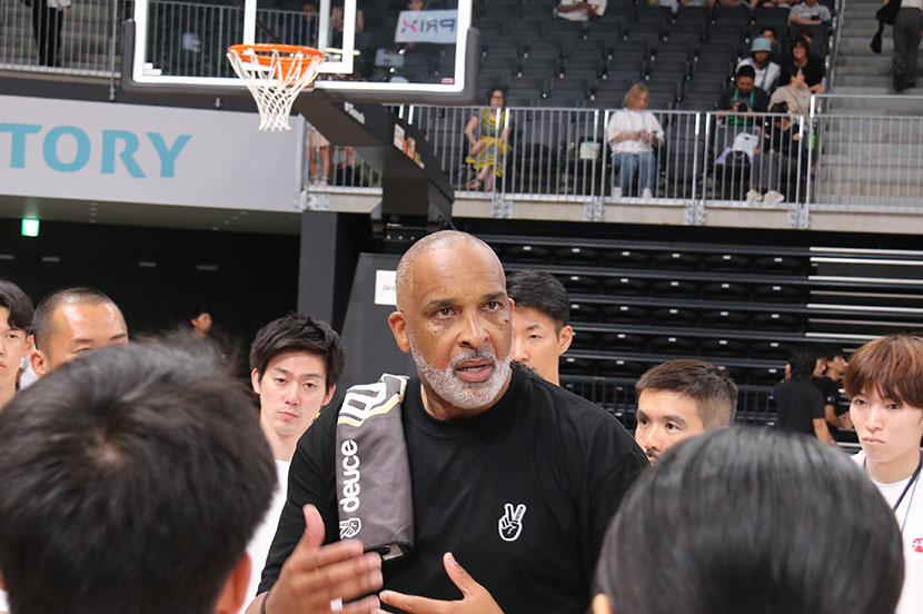 八村選手と世界トップレベルのコーチが直接指導