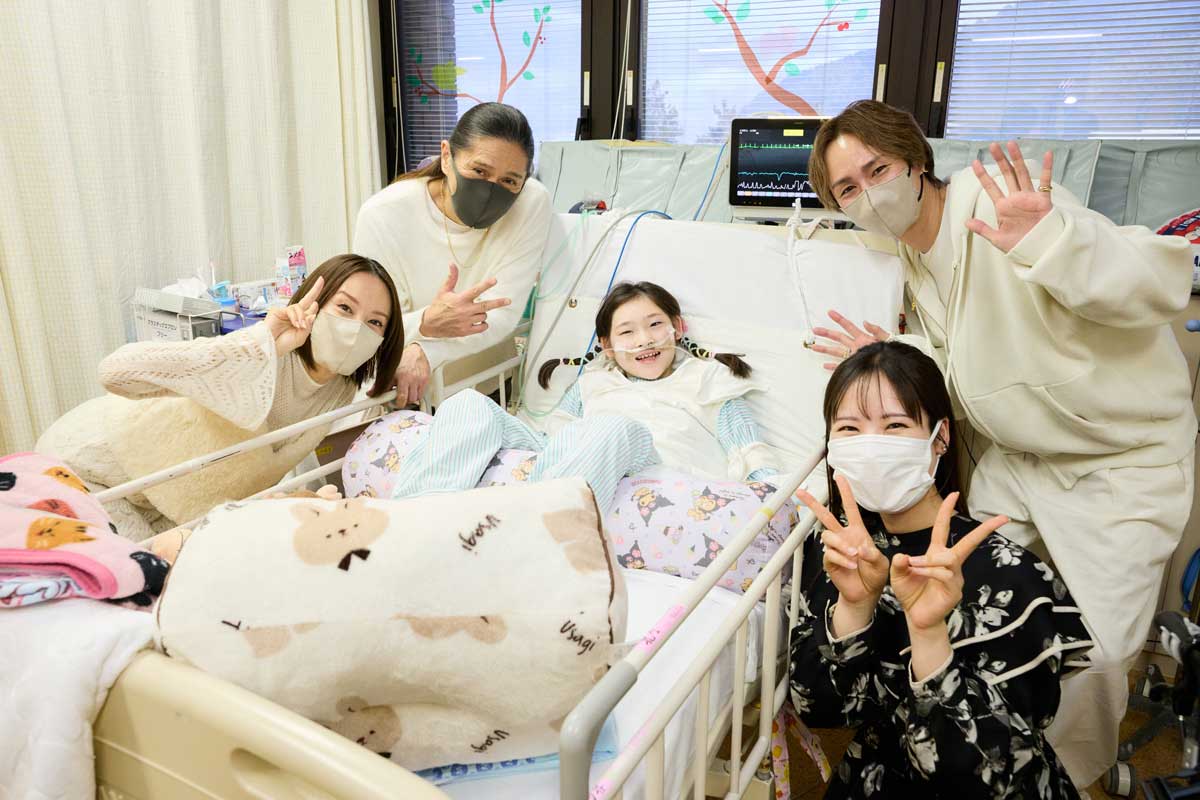 病棟訪問の様子