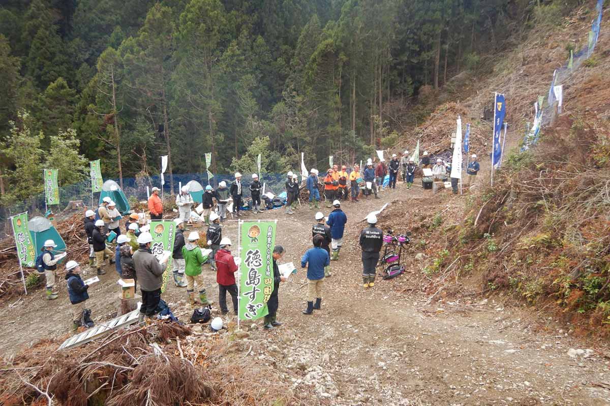 NatureBank初の “リアル植樹” を徳島で実現