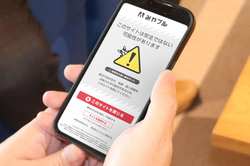 詐欺サイトを見抜いてブロックする「みやブル」。巧妙化するネット詐欺への対策と備え｜SoftBank SDGs Actions #33