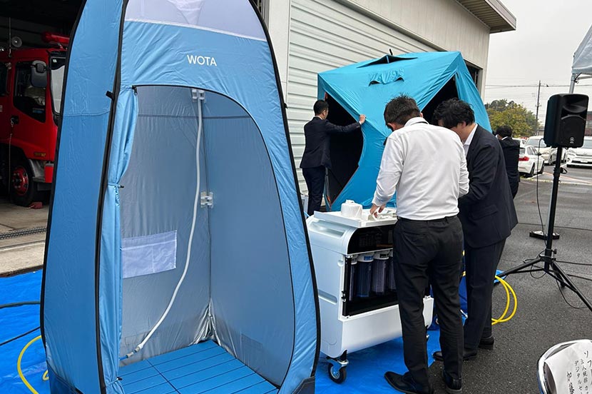 災害時の課題を解決する “水の備え”。龍ケ崎市が「WOTA BOX」を8基導入