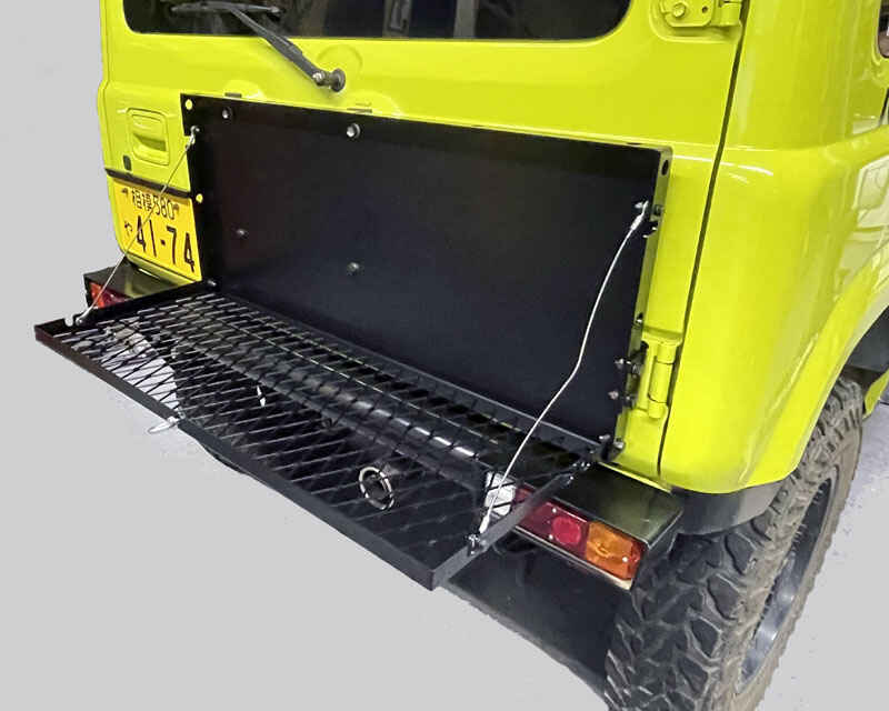 jb64ジムニー！ヒッチキャリア！キャンプに！