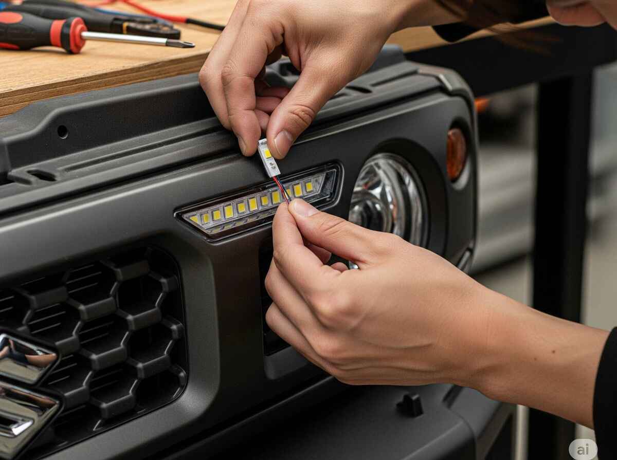 ジムニー JB23W フロントグリル グリルマーカー付き ジムニー グリル