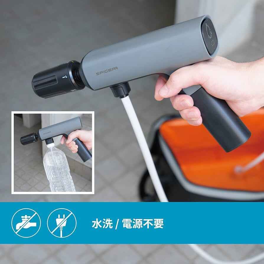 SPICERR ポケットプル高圧洗浄機 バイク用品メーカーが開発、様々なメディアで話題のポケッタブル