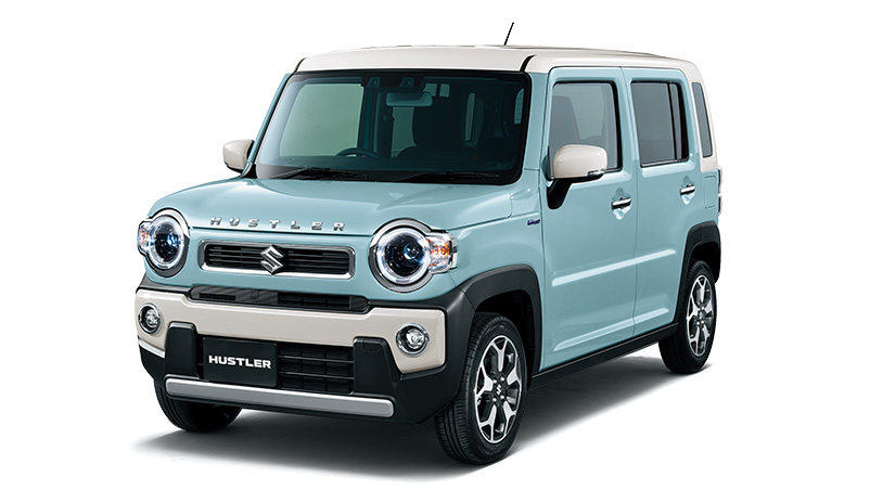 ハスラー　MR52S オフブルーメタリックソフトベージュ　新車外し ハスラーを買うならどのカラーがおすすめ？人気カラー売れ行き