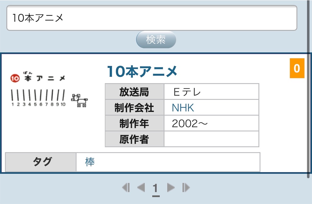 アニメキャラを調べられるサイトで意外なキャラが 蒟蒻の日記
