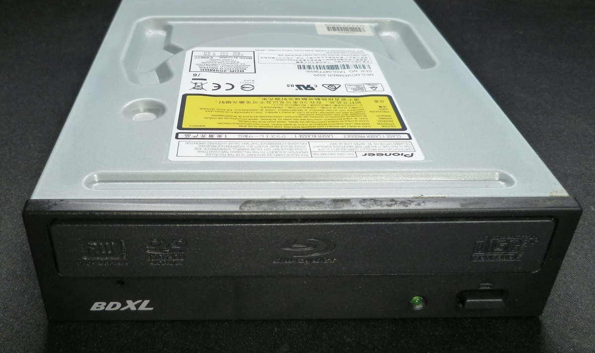 Pioneer BDR-209MBKを外付け化して使う：RS-EC5-U3ZA組み込みレビュー