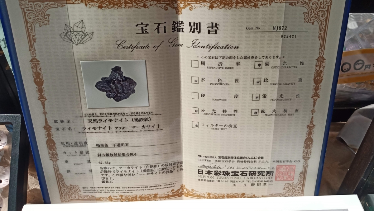 【エジプトの星】天然ライモナイト（褐鉄鉱）アフターマーカサイト【ゼットストーン】 エジプトの星】天然ライモナイト（褐鉄鉱）アフターマーカサイト