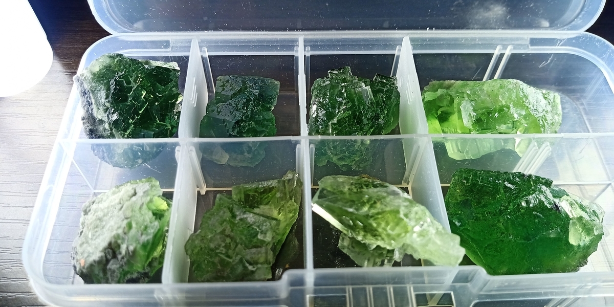 趣味の鉱物収集 フローライト（中国湖南省 シャンファーリン産） - 家