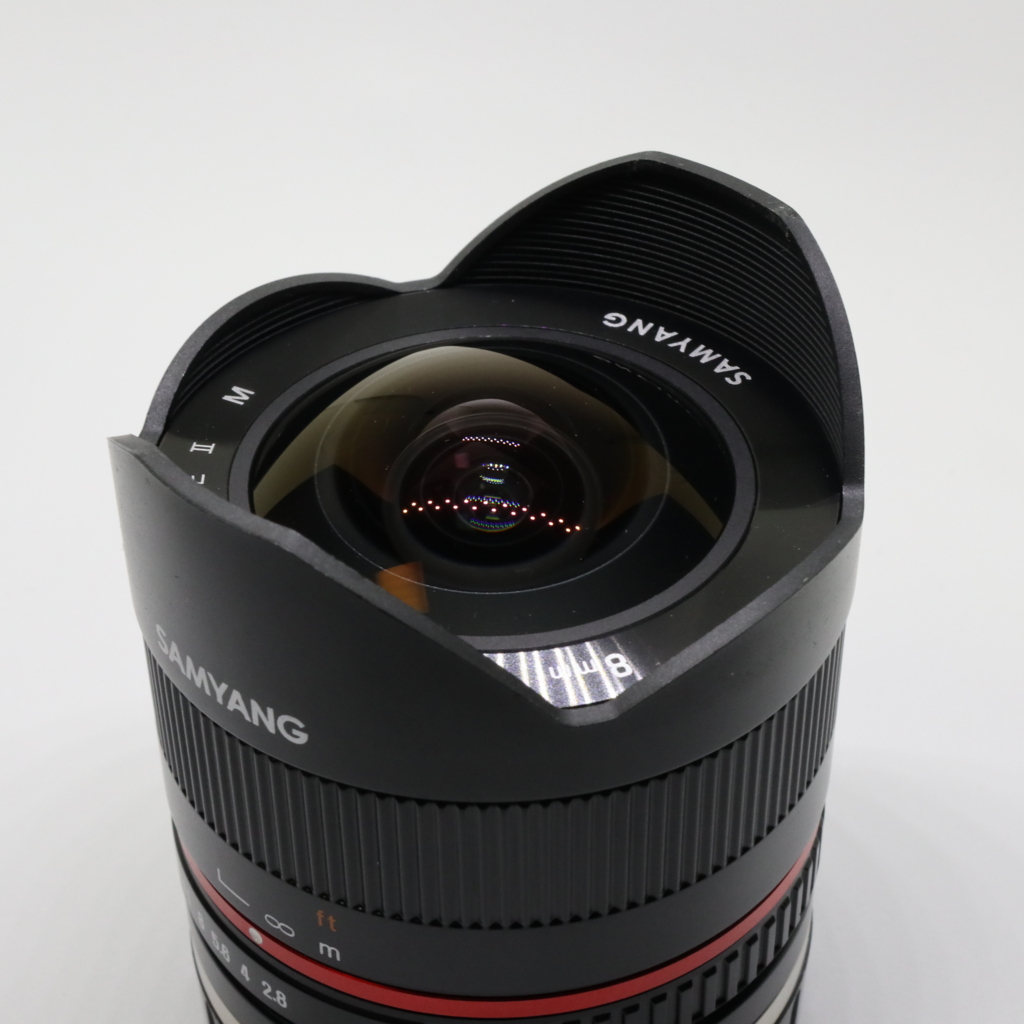 Samyangの格安魚眼レンズ「8mm F2.8 UMC FISH-EYE II」を購入（レンズ