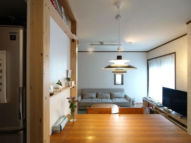 対面から壁付けキッチンに作り変える - Home Room