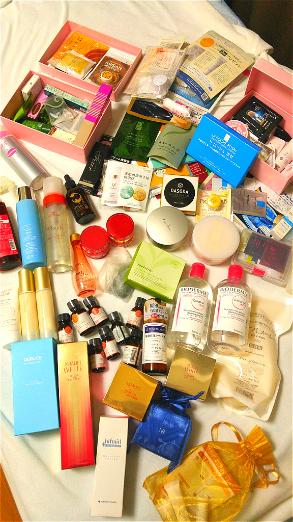 化粧品ストック 化粧品、コスメ、スキンケア、使い切り、断捨離、ミニマリスト