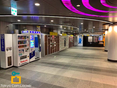 渋谷駅 宮益坂中央改札口 コインロッカー