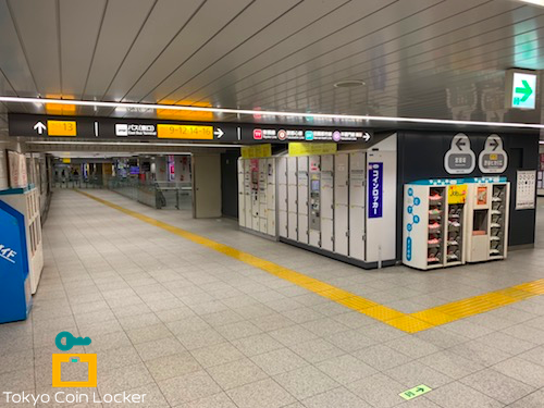 渋谷駅 宮益坂中央改札口 コインロッカー